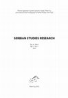 Research paper thumbnail of SERBIAN STUDIES RESEARCH, vol. 6, no. 1, 2015