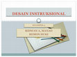 Research paper thumbnail of DESAIN INSTRUKSIONAL