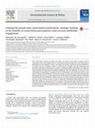 Research paper thumbnail of Framing the private land conservation conversation: Strategic framing of the benefits of conservation participation could increase landholder engagement