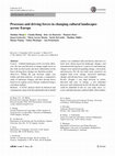 Research paper thumbnail of Processes and driving forces in changing cultural landscapes across Europe