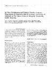 Research paper thumbnail of In vitro fertilization and embryo transfer program, Department of Obstetrics and Gynecology, University of Adelaide at the Queen Elizabeth Hospital, Woodville, South Australia