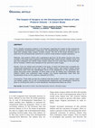 Research paper thumbnail of The impact of surgery on the developmental status of late preterm infants - a cohort study