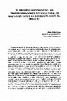 Research paper thumbnail of EL PROCESO HISTÓRICO DE LAS TRANSFORMACIONES SOCIOCULTURALES MAPUCHES DESDE LA CONQUISTA HASTA EL SIGLO XX