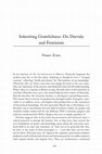 Research paper thumbnail of Inheriting Gratefulness: On Derrida and Feminism