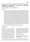 Research paper thumbnail of Management of tomato bacterial spot caused by Xanthomonas campestris using vermicompost