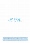 Research paper thumbnail of Volumeontwikkelingen: 1) Economisch beeld. 2) Niet-werkende werkzoekenden. 3) WW-uitkeringen. 4) WIA en WAO. 5) Wajong. 6) Vangnet Ziektewet