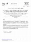 Research paper thumbnail of Development of a super-insulating, aerogel-based textile wallpaper for the indoor energy retrofit of existing residential buildings