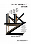 Research paper thumbnail of NEUE KUNSTHALLE ZÜRICH 2015 - 2017