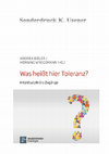 Research paper thumbnail of Usener 2014 Toleranz in der heidnisch-antiken Gesellschaft.pdf