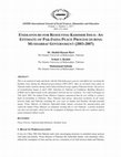 Research paper thumbnail of Endeavors for Resolving Kashmir Issue: An Estimate of Pak-India Peace Process during Musharraf Government (2003-2007)