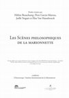 Research paper thumbnail of Introduction au livre "Les Scènes philosophiques de la marionnette", coédition L'Entretemps / Institut International de la Marionnette, 2016