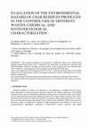 Research paper thumbnail of Evaluation of the environmental hazard of char residues produced in the co-pyrolysis of different wastes: chemical and ecotoxicological characterization