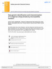 Research paper thumbnail of New genetic identification and characterisation of 12 Algerian sheep breeds by microsatellite markers