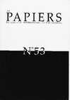 Research paper thumbnail of PAPIE RS DU COLLEGE INTERNATIONAL DE PHILOSOPHIE n° 53