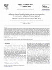 Research paper thumbnail of Behavior of acetyl modified amino acids in reverse micelles: A non-invasive and physiochemical approach