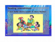 Research paper thumbnail of Reading intervention