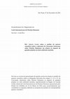 Research paper thumbnail of Observação Escrita à Solicitação de Parecer Consultivo OC-23 da Corte Interamericana de Direitos Humanos