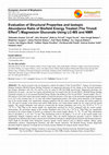 Research paper thumbnail of Evaluation of Structural Properties and Isotopic Abundance Ratio of Biofield Energy Treated (The Trivedi Effect®) Magnesium Gluconate Using LC-MS and NMR