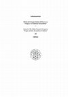 Research paper thumbnail of Rec. a CHR. TORNAU, P. CECCONI (edd.), The Shepherd of Hermas in Latin. Critical Edition of the Oldest Translation Vulgata, Berlin – Boston, Walter de Gruyter, 2014 (Texte und Untersuchungen zur Geschichte der altchristlichen Literatur, 173): «Adamantius» 22 (2016), 620-622.