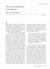 Research paper thumbnail of 2010, avec Agnès Martial, « Vers une naturalisation de la filiation ? », Genèses, 1, n°78, p.121-134.