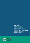 Research paper thumbnail of MANUAL DE CALIDAD PARA TRANSPORTE TURISTICO