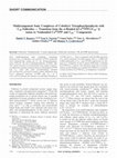 Research paper thumbnail of Multicomponent Ionic Complexes of Cobalt(II) Tetraphenylporphyrin with C60 Fullerides− Transition from theσ-Bonded [(CoIITPP)·(C60−)] Anion to Nonbonded CoIITPP and C60·− Components