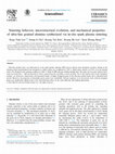 Research paper thumbnail of CERAMICS INTERNATIONAL Sintering behavior, microstructural evolution, and mechanical properties of ultra-fine grained alumina synthesized via in-situ spark plasma sintering