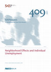 Research paper thumbnail of Neighborhood Eff ects and Individual Unemployment