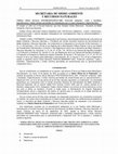 Research paper thumbnail of SECRETARIA DE MEDIO AMBIENTE Y RECURSOS NATURALES