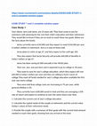 Research paper thumbnail of CASE STUDY 1 and 2 complete solution paper