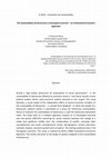 Research paper thumbnail of The Sustainability of Democracy in Developed Countries – an Institutional Economics Approach