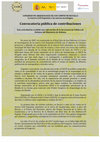 Research paper thumbnail of CONGRESO DE ARQUEOLOGÍA DE LOS CAMPOS DE BATALLA: Call for Papers