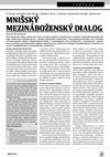 Research paper thumbnail of Mnišský mezináboženský dialog