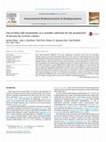 Research paper thumbnail of Use of olive mill wastewater as a suitable substrate for the production of laccase by Cerrena consors