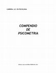 Research paper thumbnail of COMPENDIO DE PSICOMETRIA MEXICALI, BAJA CALIFORNIA FEBRERO DEL 2001