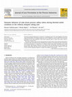 Research paper thumbnail of Dynamic behavior of coke drum process safety valves during blocked outlet condition in the refinery delayed coking unit