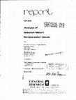 Research paper thumbnail of Analysis of Selected Military Compensation Issues. Authors: Kenneth A. Goudreau, Richard L. Somers, Jerry Allen, Alexander K Bocast, George Lebovitz, Kenneth D. Midlam, Edward J. Schmitz, Geraldine P. Sica.