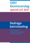 Research paper thumbnail of UWV Kennisverslag special juli 2017 - Gedragsbeïnvloeding: De toepassing van gedragswetenschappelijke inzichten binnen UWV