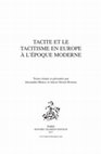 Research paper thumbnail of Fabien Montcher, “Autour de la raison d’État. Marché généalogique et réseaux tacitistes dans la monarchie hispanique.” In Tacite et le tacitisme en Europe à l’époque moderne, edited by Alexandra Merle and Alicia Oïffer-Bomsel, Paris: Honoré Champion, 2017, 353-83.