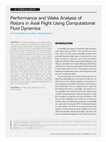 Research paper thumbnail of Performance and Wake Analysis of Rotors in Axial Flight Using Computational Fluid Dynamics