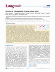 Research paper thumbnail of Structure of Polydopamine: A Never-Ending Story?