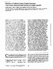 Research paper thumbnail of Dynamics of cadherin/catenin complex formation: novel protein interactions and pathways of complex assembly