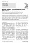 Research paper thumbnail of N-gram density based malware detection