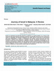 Research paper thumbnail of Scientific Research and Essays Journey of kenaf in Malaysia: A Review