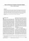 Research paper thumbnail of Study on Performance Evaluation of Automotive Radiator