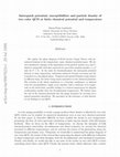 Research paper thumbnail of Interquark potential, susceptibilities and particle density of two color QCD at finite chemical potential and temperature