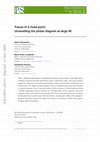 Research paper thumbnail of Traces of a fixed point: Unravelling the phase diagram at large Nf