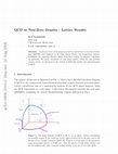 Research paper thumbnail of QCD at non-zero density: lattice results