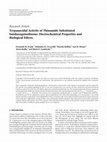 Research paper thumbnail of Trypanocidal Activity of Thioamide-Substituted Imidazoquinolinone: Electrochemical Properties and Biological Effects