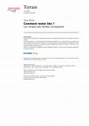 Research paper thumbnail of Comment rester liés ?. Les comptes des familles recomposées